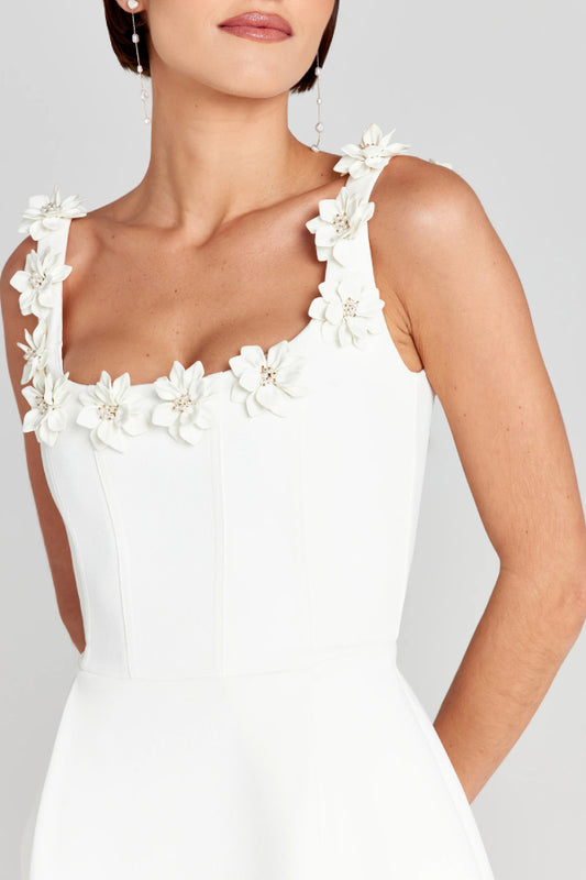 Sleeveless Pocket Suspender Mini Dress