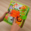 Zoo Adventure Quiet Book — Climbing Monkey, Squeaky Parrot & Zoo Map Tracing
