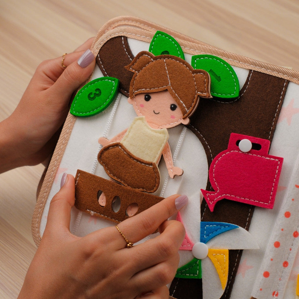 Daily Routine Quiet Book for Toddlers