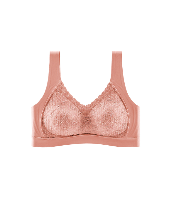 Lace Vest Wireless Bra Secondary image