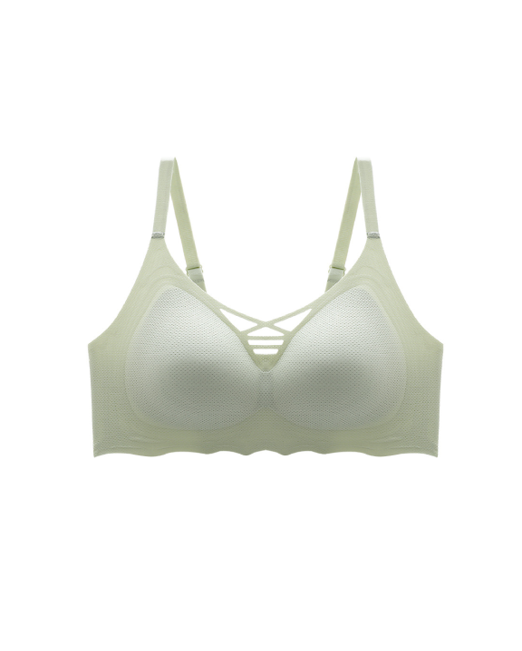 wireless mesh bra, close-up view Main image