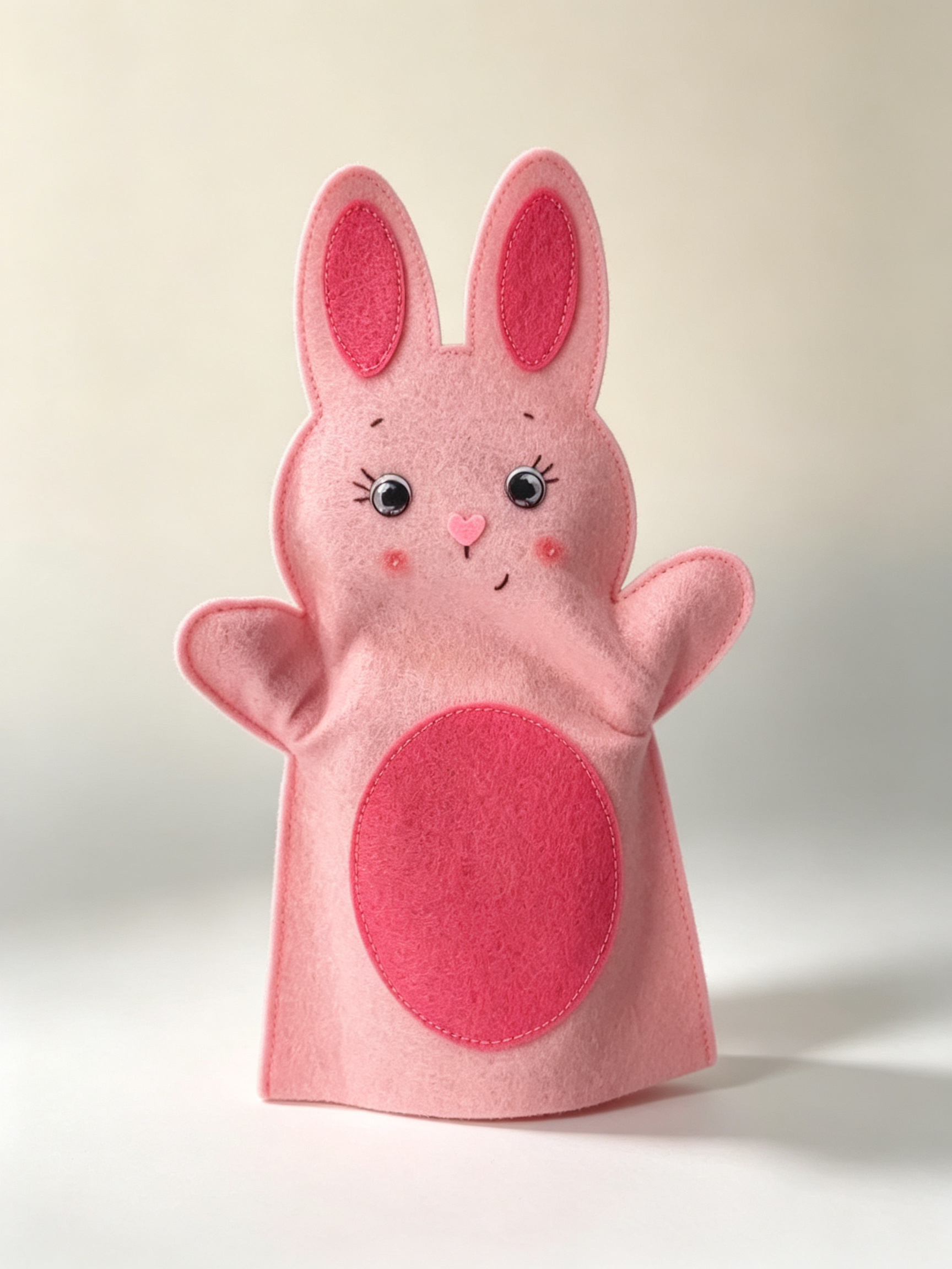 Set de 10 marionetas de mano de fieltro con forma de animales: juguetes educativos para la hora del cuento y el juego infantil. Secondary image