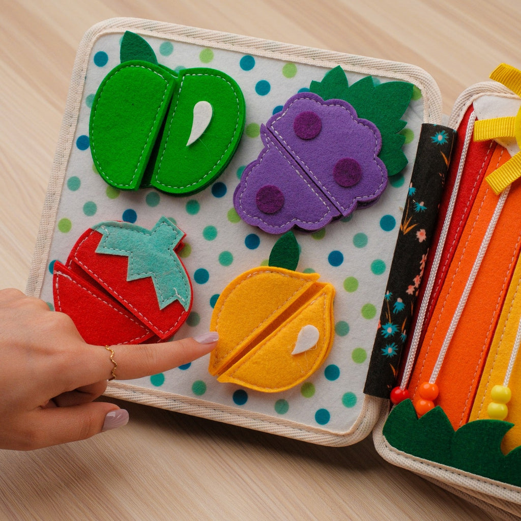 Hedgehog Adventure Quiet Book for Toddlers