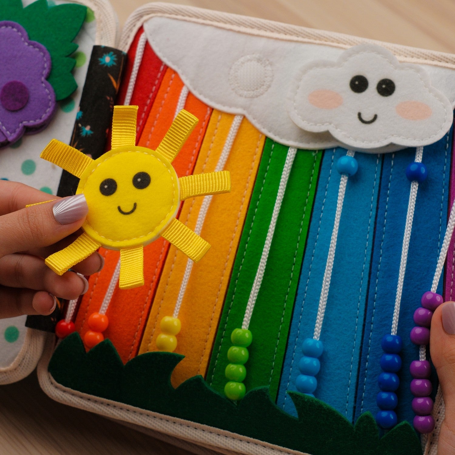Hedgehog Adventure Quiet Book for Toddlers