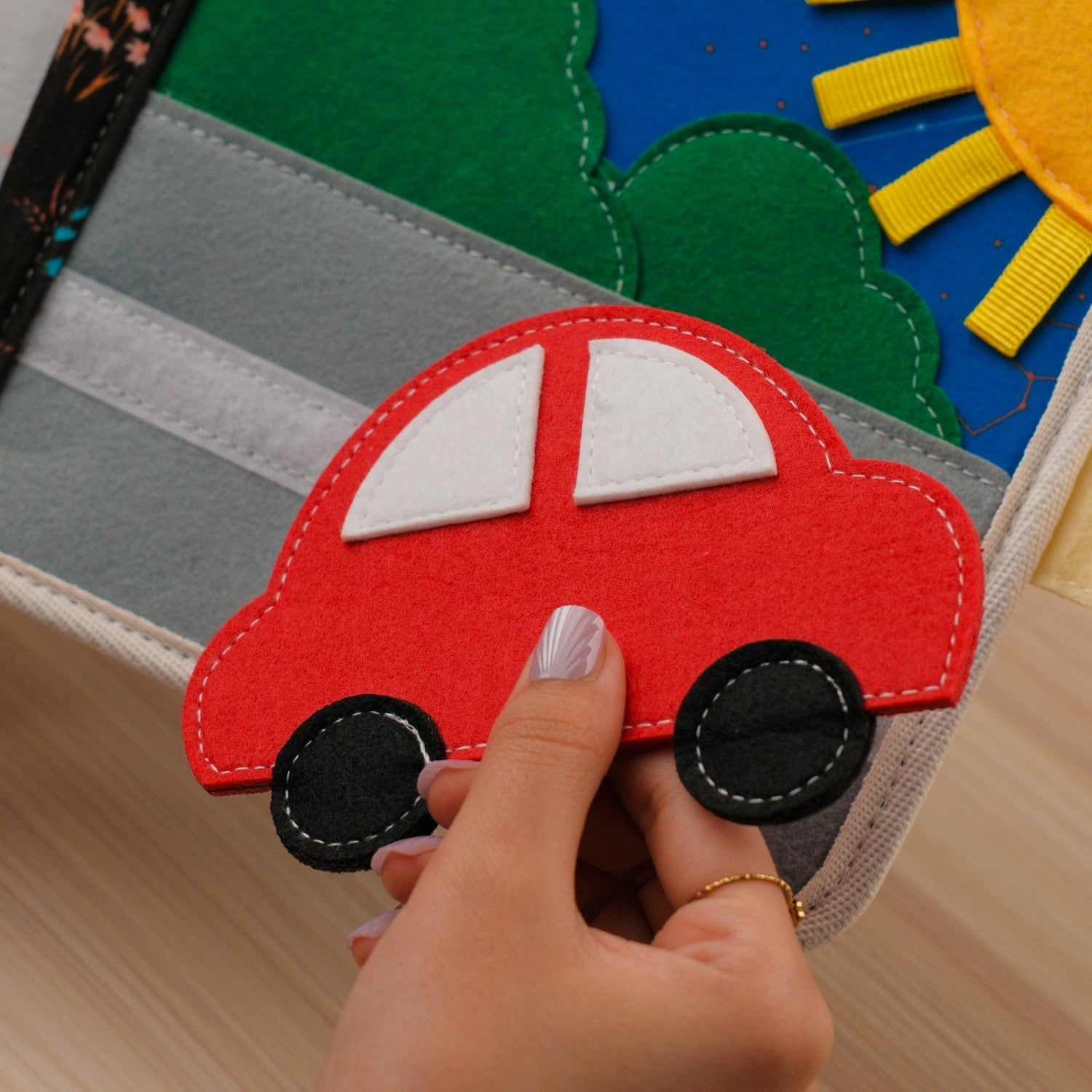 Hedgehog Adventure Quiet Book for Toddlers