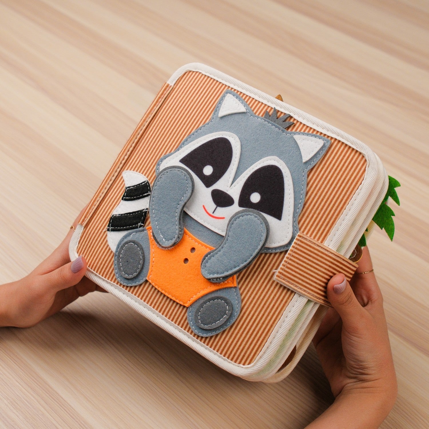 Raccoon Adventure Quiet Book for Toddlers