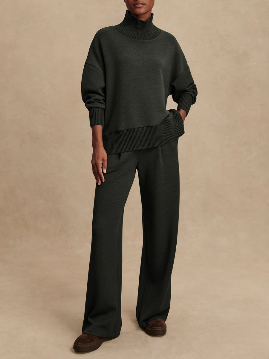 Long-sleeved sweatshirt set