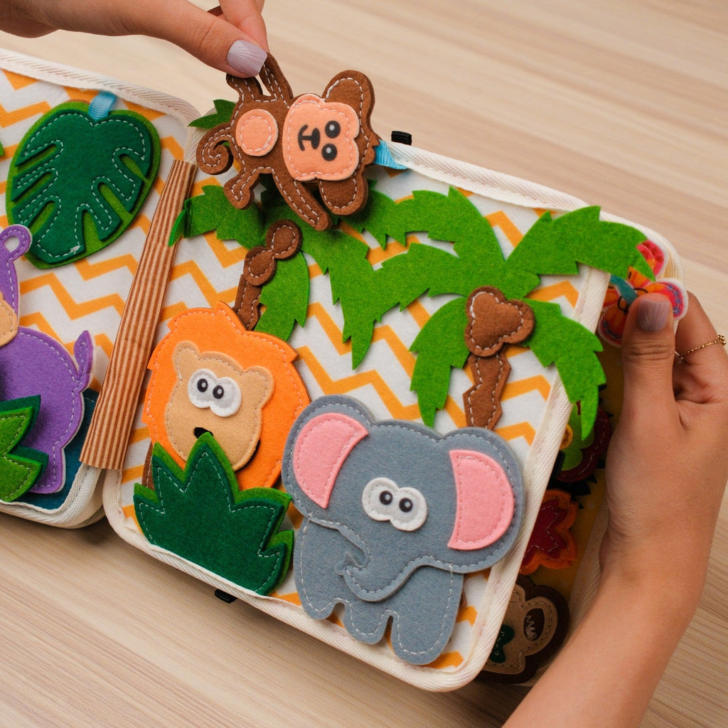 Raccoon Adventure Quiet Book for Toddlers