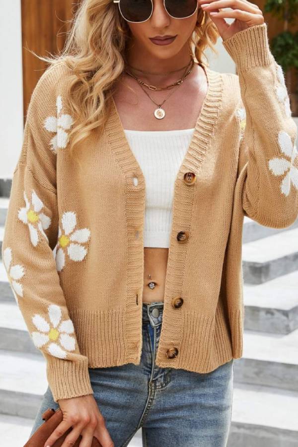 Daisy Floral Cardigan Main image