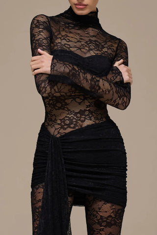 JUMPSUIT | BLACK LACE