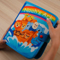 Noah's Ark Quiet Book — Whale with Baby, Threading Lion's Mane & Rainbow Colours