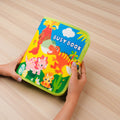 Dinosaur Adventure Quiet Book — Erupting Volcano, Hatching Eggs & Build-a-Dino Skeleton