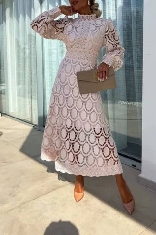Elegant Lace Maxi Dress