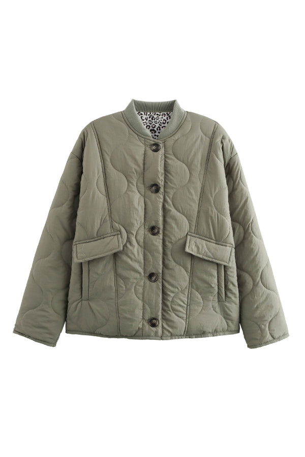 Quilted button-down jacket Secondary image