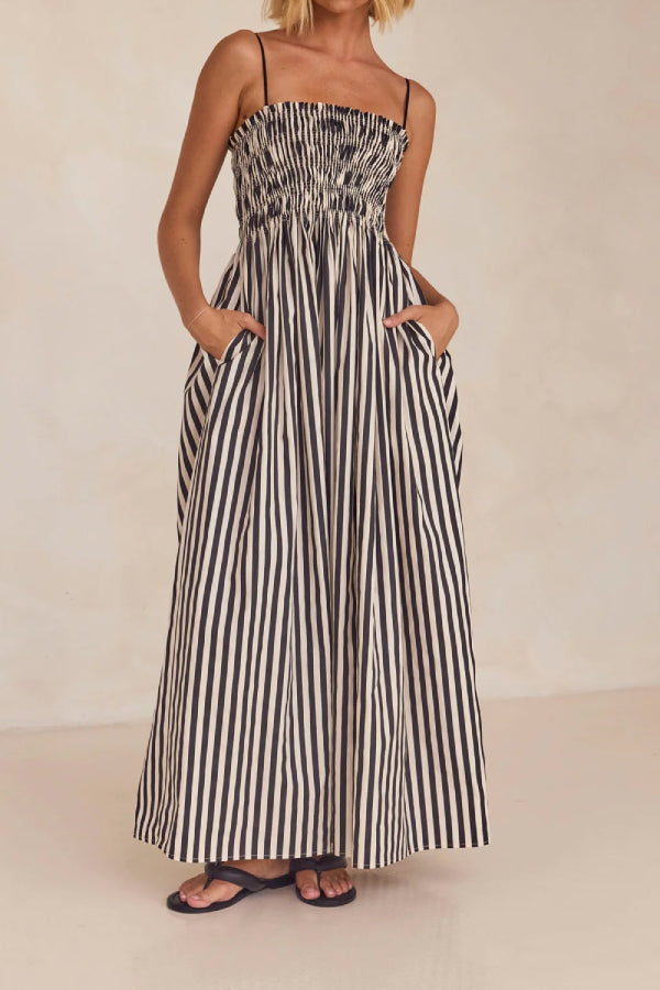 Striped print Cami maxi dress Hauptbild