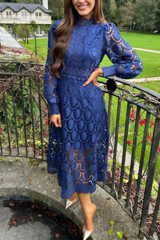 Elegant Lace Maxi Dress