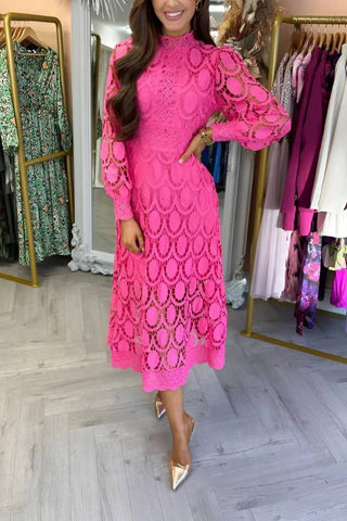 Elegant Lace Maxi Dress