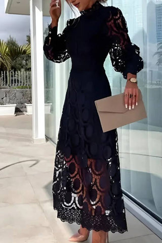Elegant Lace Maxi Dress